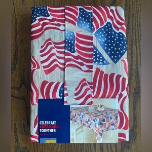 Kohl's Americana Flag Tablecloth